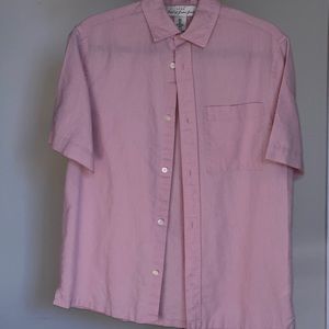 H&M Men Pink Casual Button Up